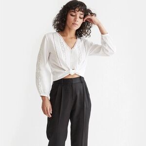 Vetta The Lace Button Up Blouse